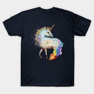 Cutie Pi day Unicorn rainbow kawaii kindergarten T-Shirt